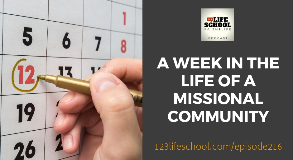 week in life missional community