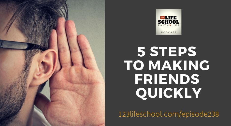 5 steps to making friends quickly