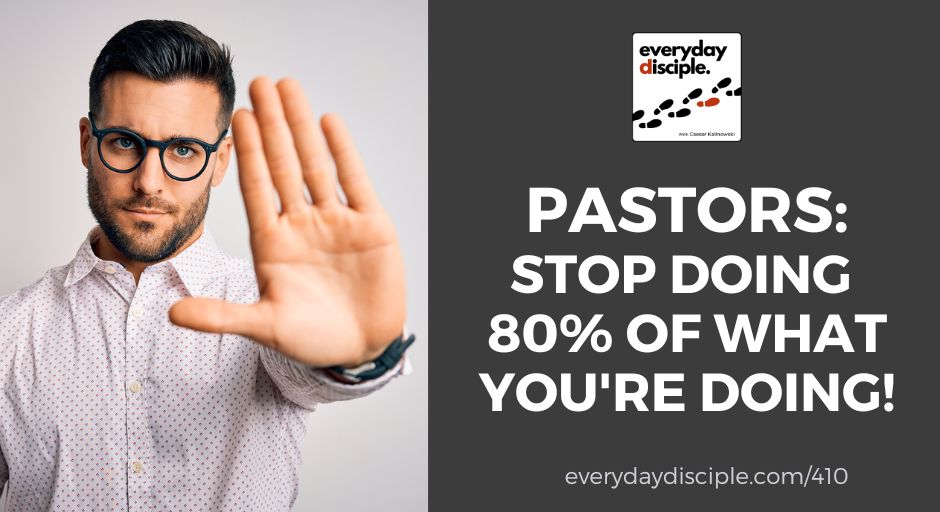 Pastors are overworked and need to hand off much of what they spend time on!