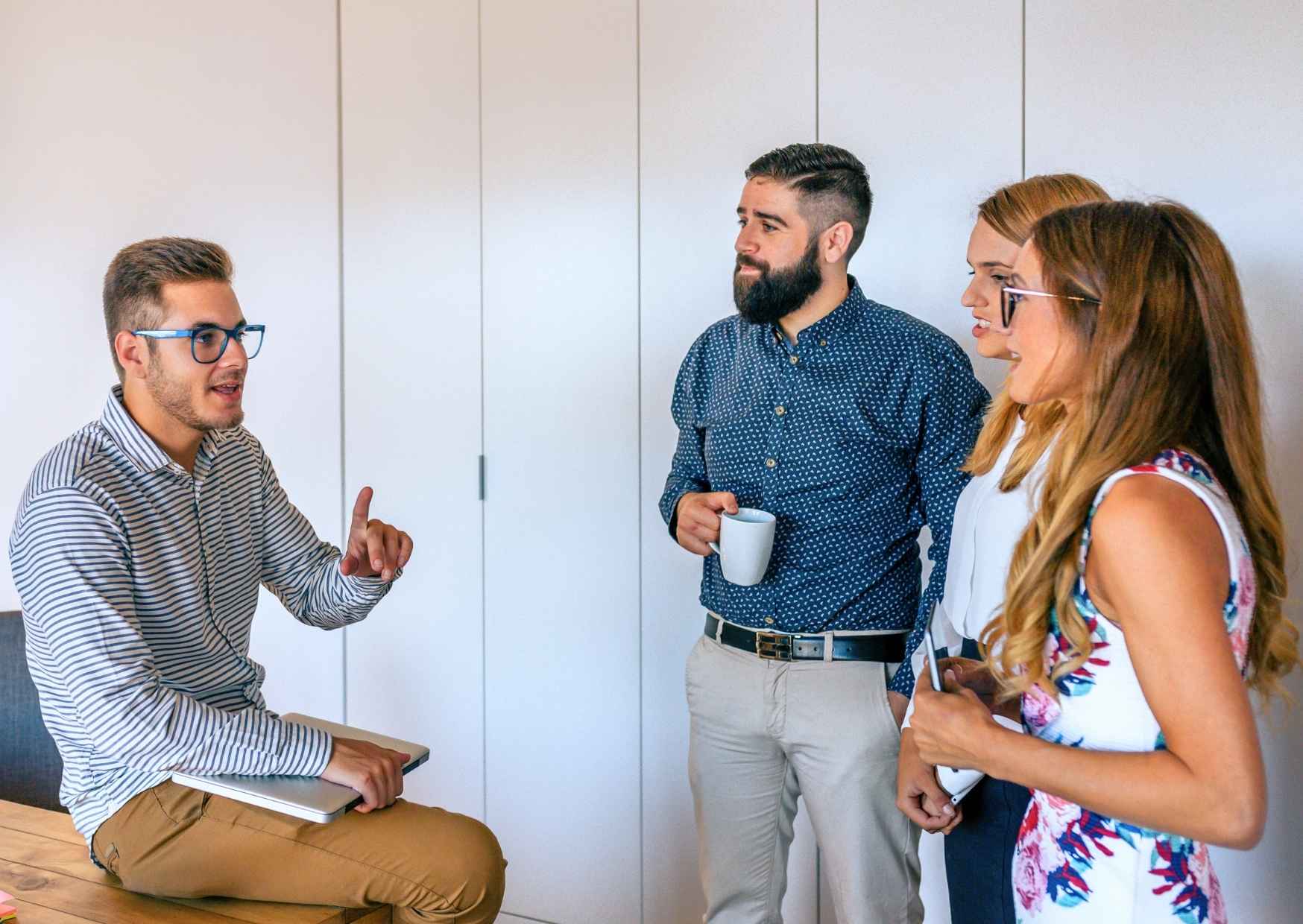 5 Cs of leadership. surrounded by future leaders