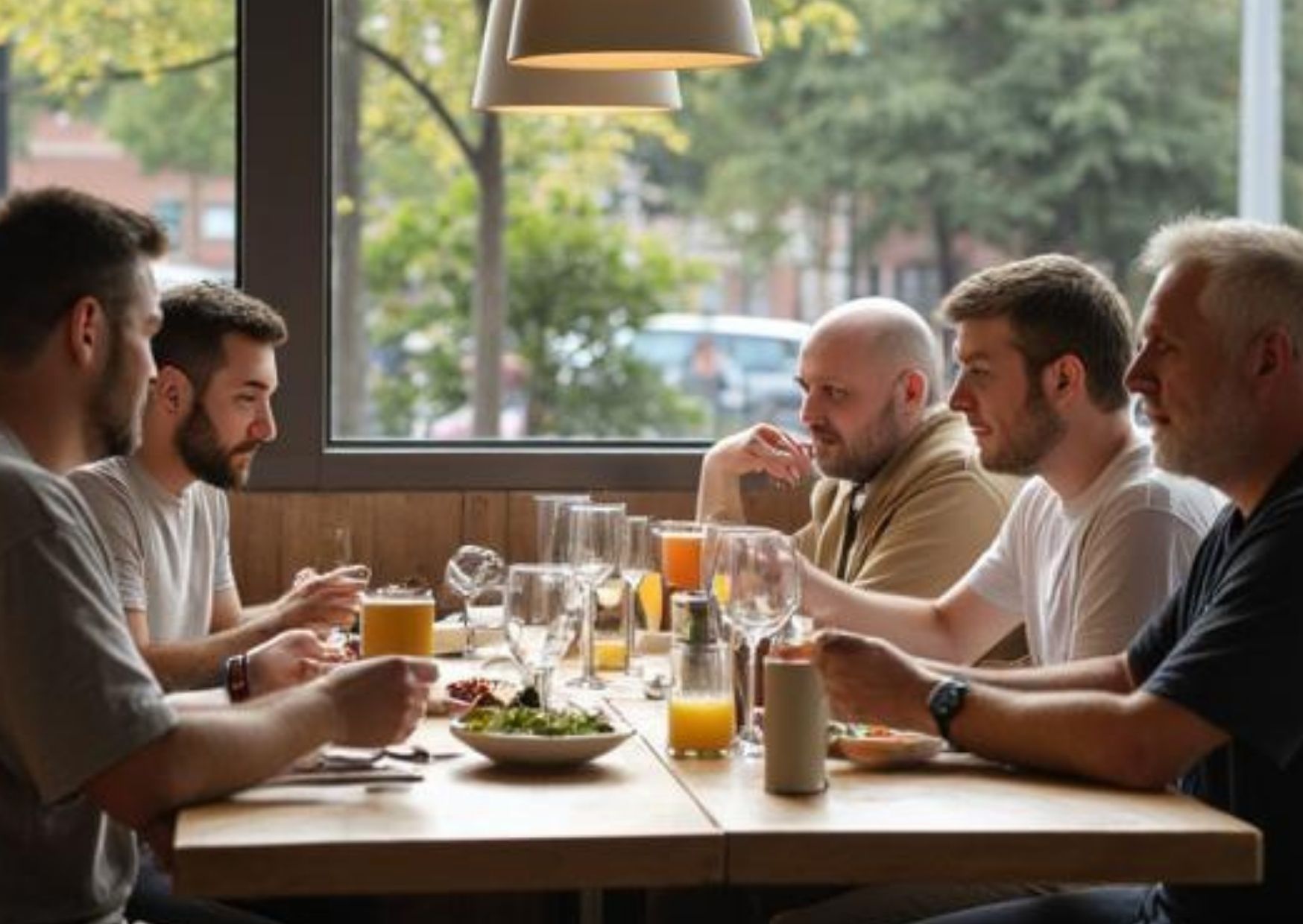 Small group of leaders gathered closely around a table — going deep with a few in everyday disciple-making