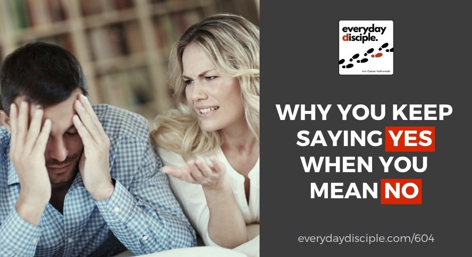 A couple navigates a challenging discussion, highlighting the emotional strain that can come from saying yes when healthy boundaries are needed.