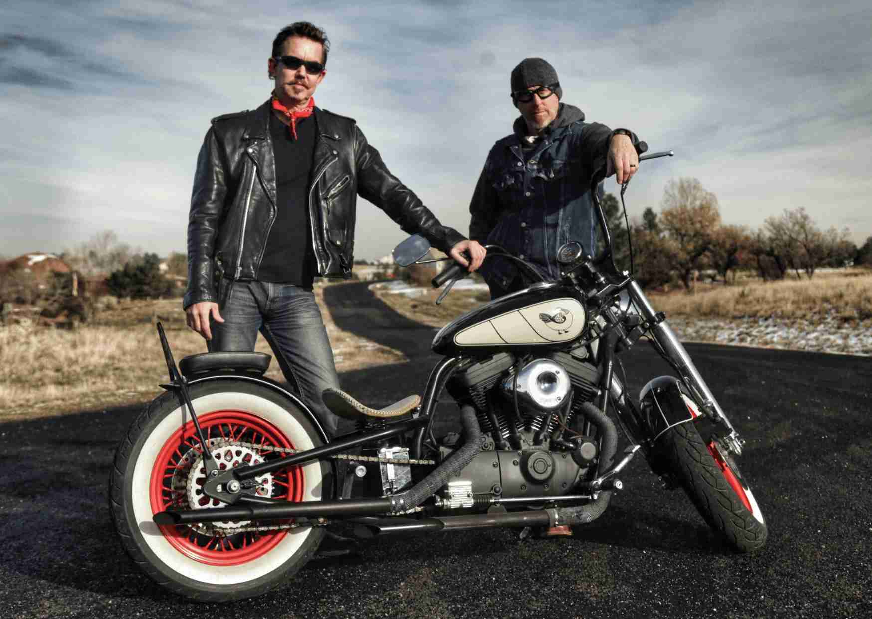 Caesar Kalinowski and Hugh Halter out for a ride
