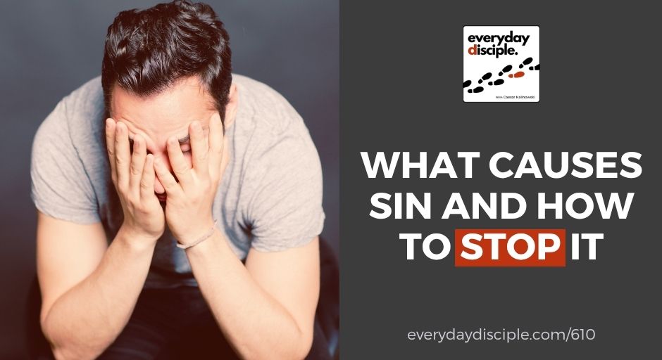 Man bending over with head in hands feeling frustrated with himself.